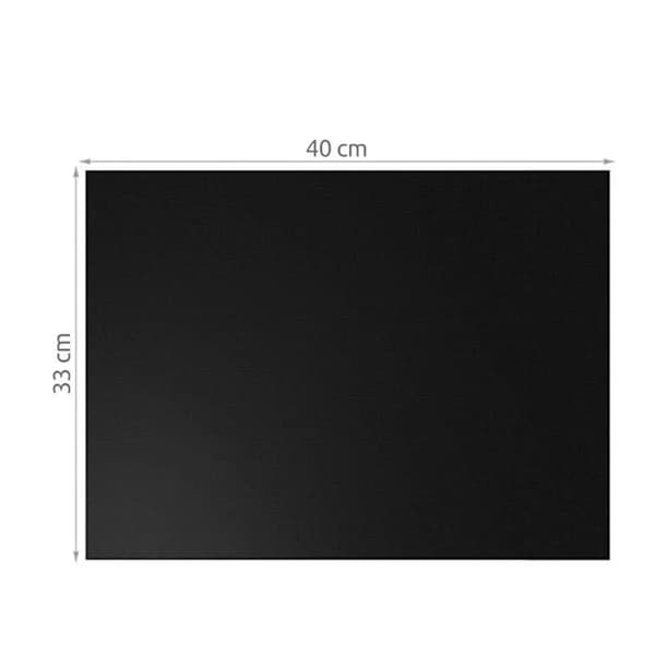Grillmatte Ovnmatte Bakematte - Non-Stick - 40x33 Svart 9-pakning