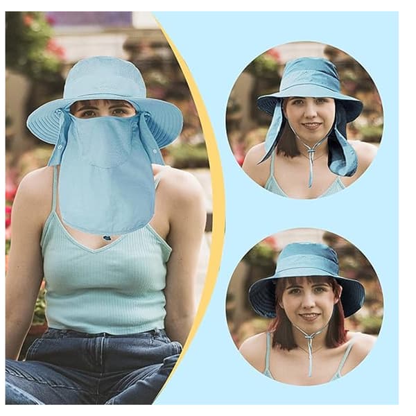 Solhatt Fiskehatt Vikbar hatt Blue