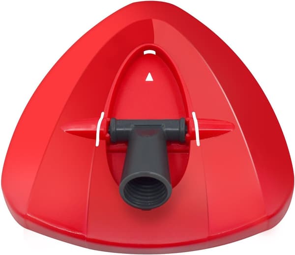 Erstatningshodebase for Spin Mop kompatibel med Oceda EasyWring 1-tank system roterende trekantmoppbase for mopptilbehør