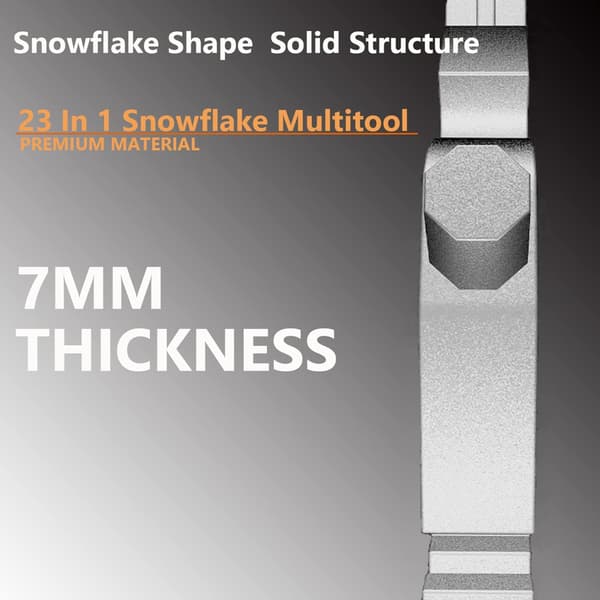 Skruvmejsel, 23-i-1 Snöflinga Multiverktyg, 2-pack
