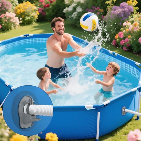 Poolslangeholder - Slangeholdersæt - Slangestabilisator - Knækbeskyttelse - 2 Stykker - Grå