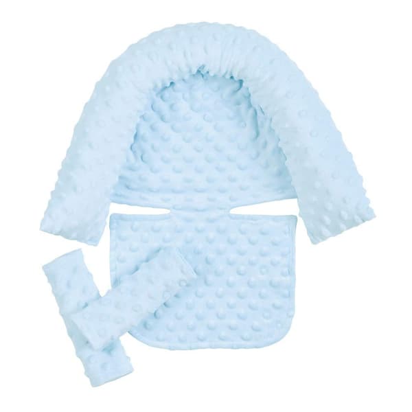 Superblød Bubble Fleece Baby Hovedstøtte Blå