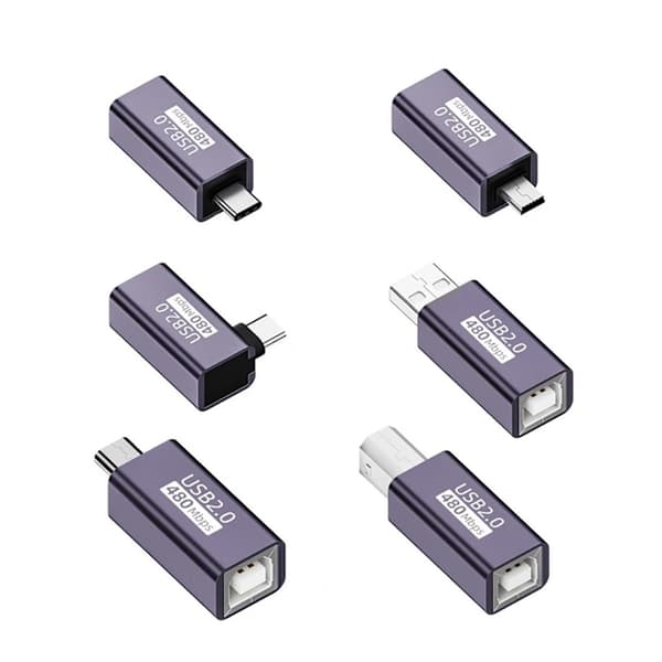 USB-B till Typ-C-omvandlare MIDI-adapter USB-B TILL USB-C USB-B TILL USB-C B