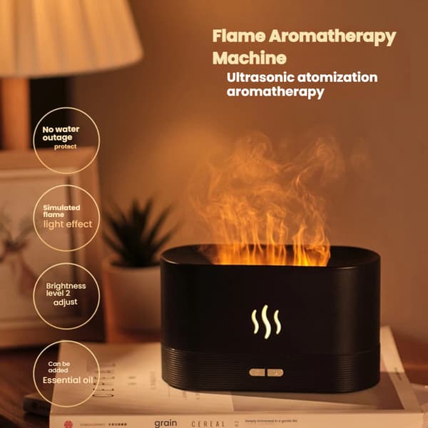 Eterisk olje aromaterapi diffuser 150 ml ultralyd kjølig tåke luftfukter med 7 fargelys timer og automatisk av-funksjon for hjemmerom