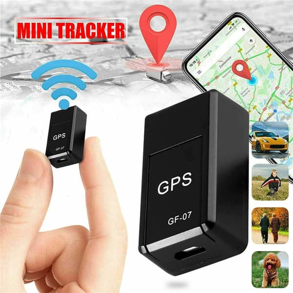 2 stk. magnetisk GPS-tracker GPS Live Tracking Locator-enhed Magnetisk Mini Biltracker (GF07)