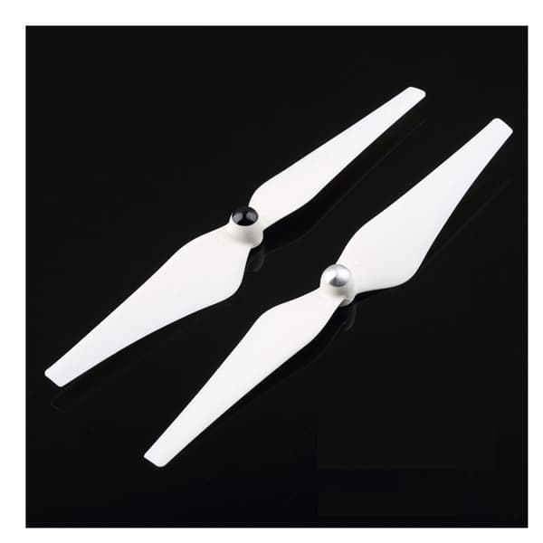2 par erstatnings 9450 selvstrammende CW/CCW propeller for DJI Phantom 2 3 Professional Advanced Standard og 4K (hvit)