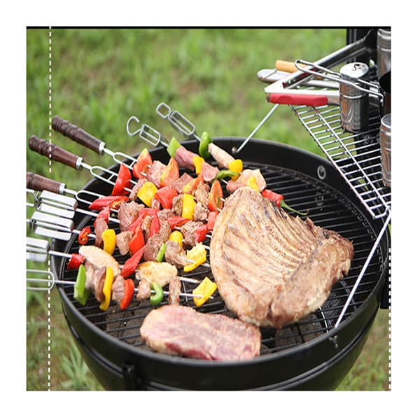 Grillnät runt längd 44,5 cm 2-pack