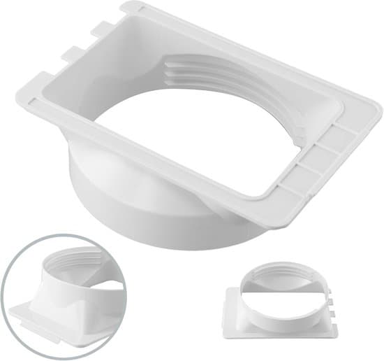 Bærbar klimaanlegg eksosslangeadapter - 150 mm - Hvit