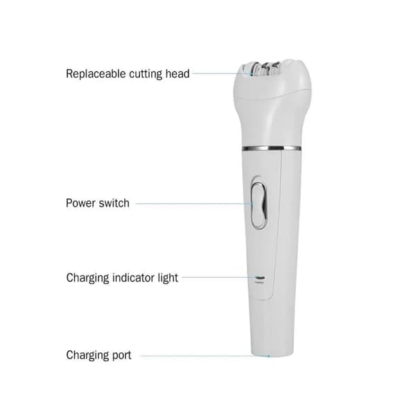 Elektrisk Epilator Genopladelig 5 i 1 Trådløs Brug Til Kvinder