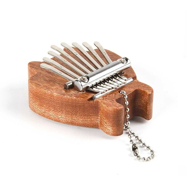 Kalimba med 8 tangenter, tummpiano, mini tummpiano, fingerpiano, finger