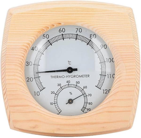 Bastutermometer Metallurtavla Digital Bastutermometer Och Hydrometer Termometer Hygrometer Hygro-termometer Basturumstillbehör 1 st)