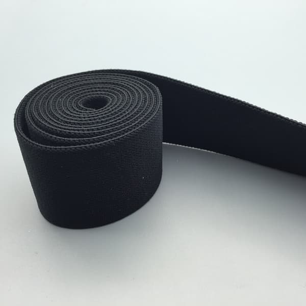 Elastiskt band 45 M 50 mm brett svart hög kvalitet