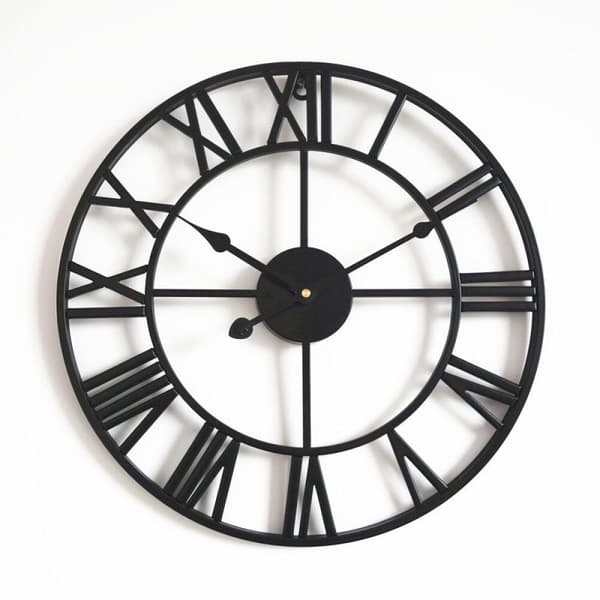 Väggklocka Asato Svart 60cm