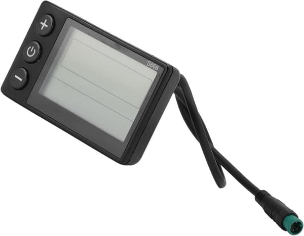 Elektrisk Cykel LCD-Display E-Cykel Elektrisk Scooter Display Mätarkontrollpanel med Vattentät