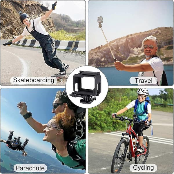 Ramskydd kompatibelt med GoPro Hero7/(2018)/6/5 E.