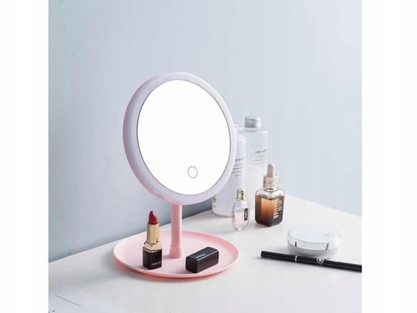 Sminkspegel med LED - Spegel för smink, vit
