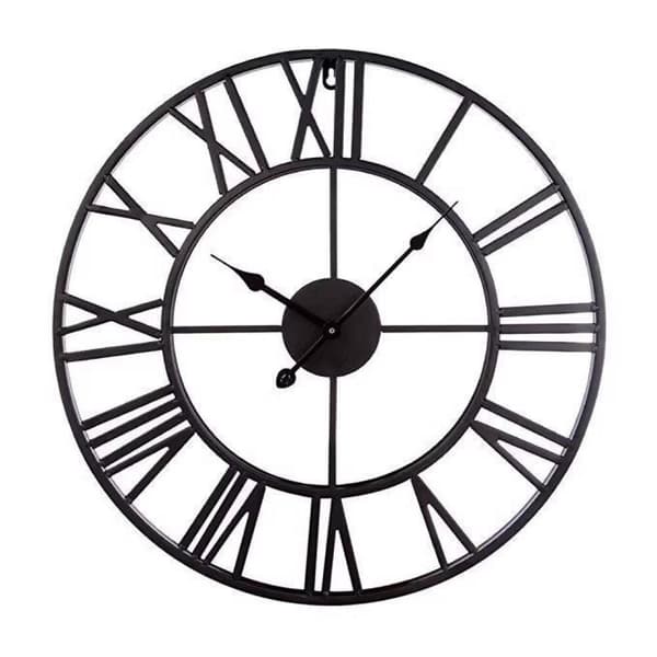 Väggklocka Asato Svart 60cm