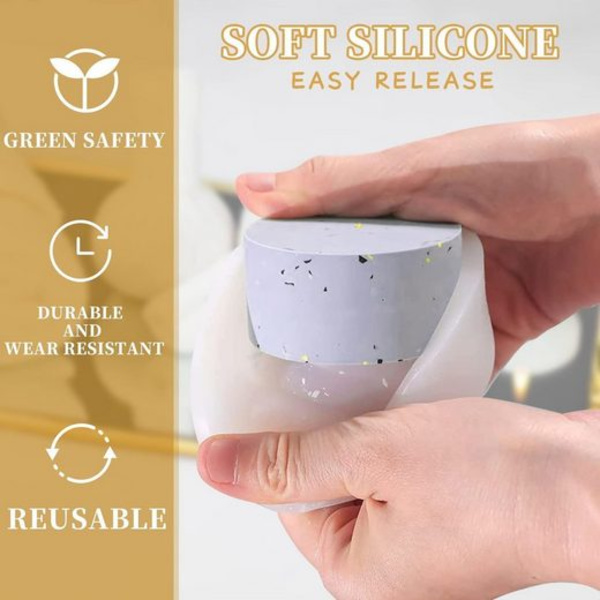 Silikonform för höst, silikonform för ljusstakar, höstdekoration