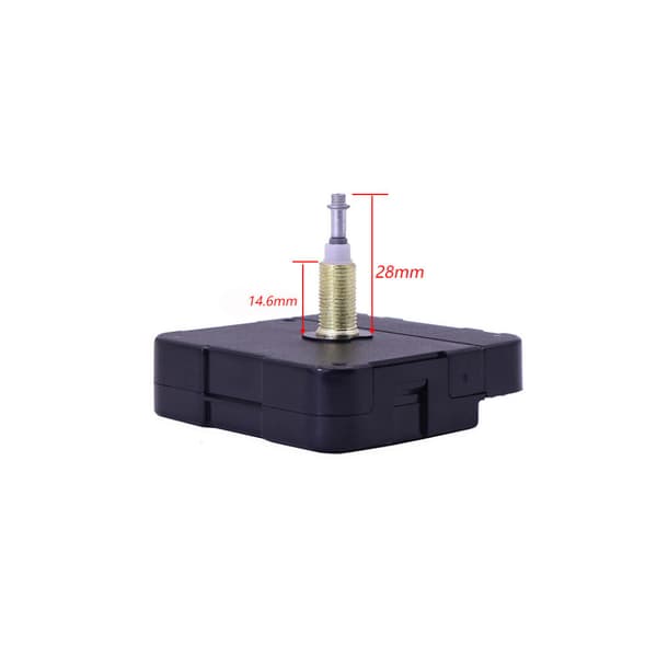 16mm Quartz DIY Väggklocka Motor Kit Rörelsemekanism Stor Spader Händer DIY Klockdelar Reparationsbyte Rörelse