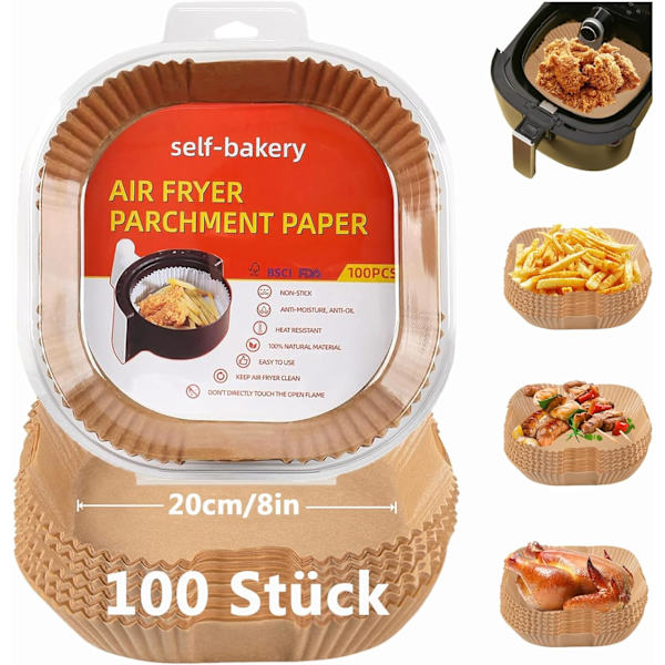 Fritöspapper, engångspapper 20x4,5 cm