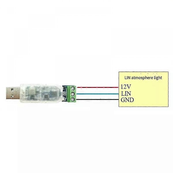AA81-LIN Buss Analys Kontroller USB Till LIN Debugger LIN Buss Analysator (1 st)