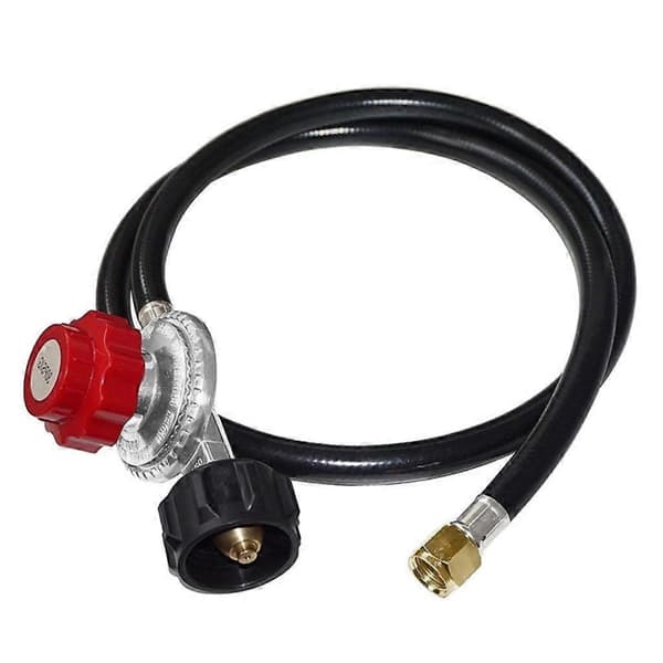Justerbar 0-30 PSI högtrycks propanregulator med 1,2 meter slang