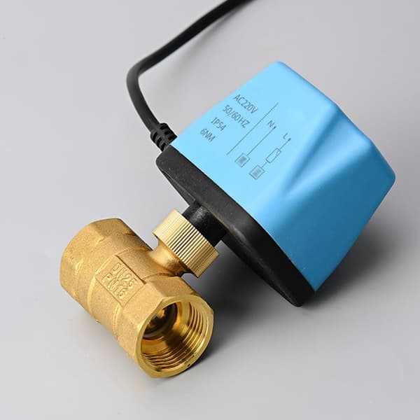 1 tum DN25 Motoriserad kulventil Normalt Stängd Elektrisk Solenoidventil