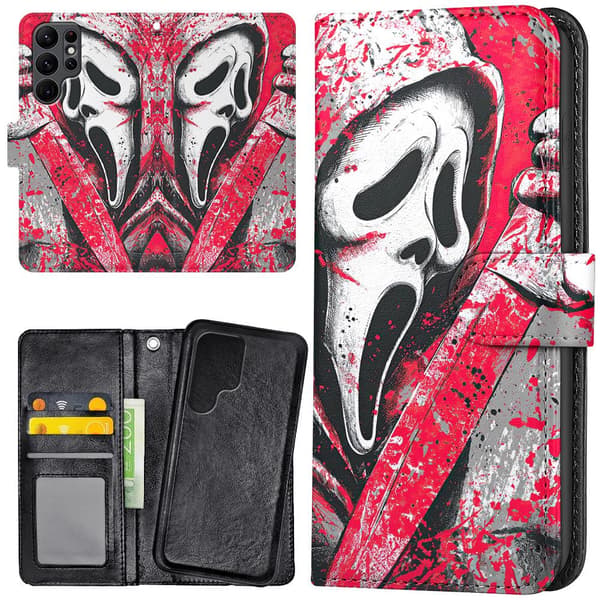 Samsung Galaxy S26 Ultra - Lommebokveske/deksel Scream Ghostface 150