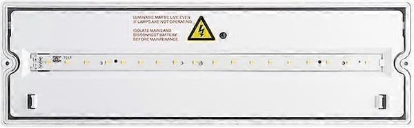 3W LED Emergency Exit Sign, Self-Test with Legend Set, Maintained and Non-Maintained, Ceiling and Wall Mounted [Energy Class G]