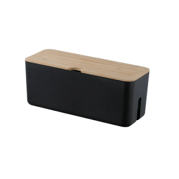 Cable Box Storage Cable Management (Black), Cable Box, Cable Hider to Keep Cables Organized, Storage Box for,A