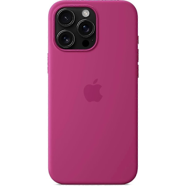 pc Apple iPhone 16 Pro Max Silicone Case with MagSafe and Camera Control - Fuchsia