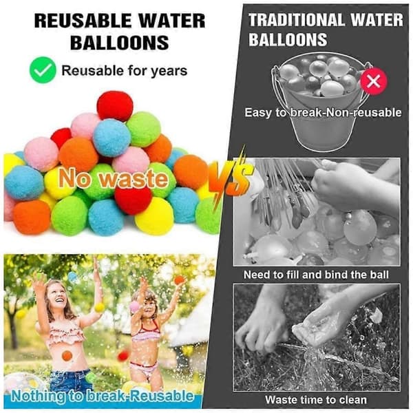 Genanvendelige vandsvampebolde, Kiddospace genanvendelige vandsvampebolde B B 60pcs