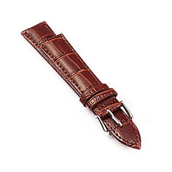 Læderrem til ur 14 mm - Flere farver Dark brown Dark brown