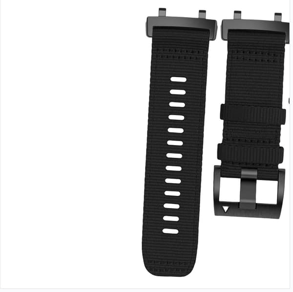 Nylon Replacement Strap Compatible with Amazfit T-Rex 3 Black Black 33