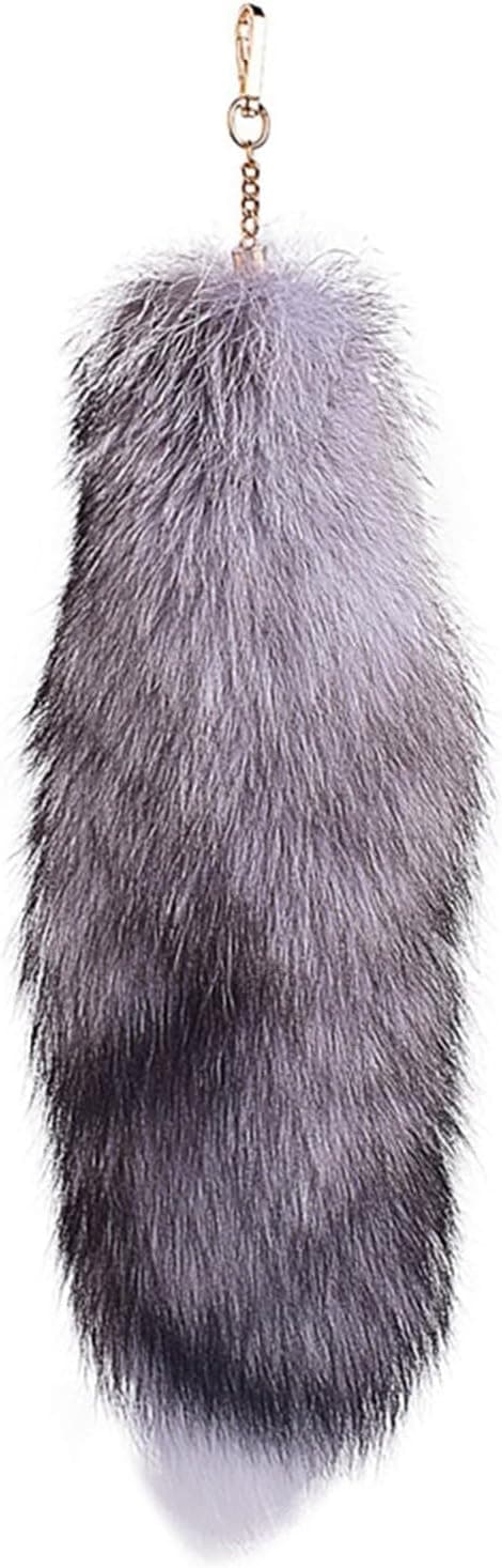 3 Pcs Fox Tail Keychain Fox Tail Backpack Tassel Bag Handbag Accessories Hook Pendant Cosplay Toy Keychains