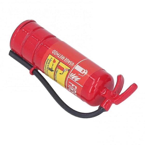 Dollhouse Miniature Fire Extinguisher 1:12 Scale Alloy Decorative Accessory