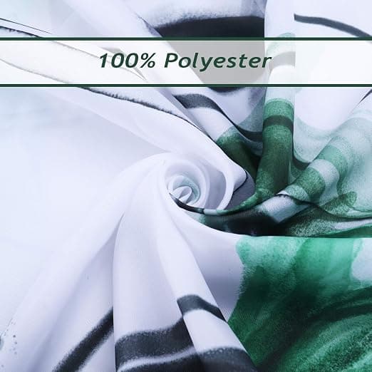 1 stk. rødt blomsterdusjforheng 180 x 200 cm dusjforheng polyester
