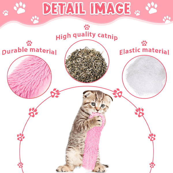 Catnip Toy Interactive Cat Kick Toy Plush Fabric