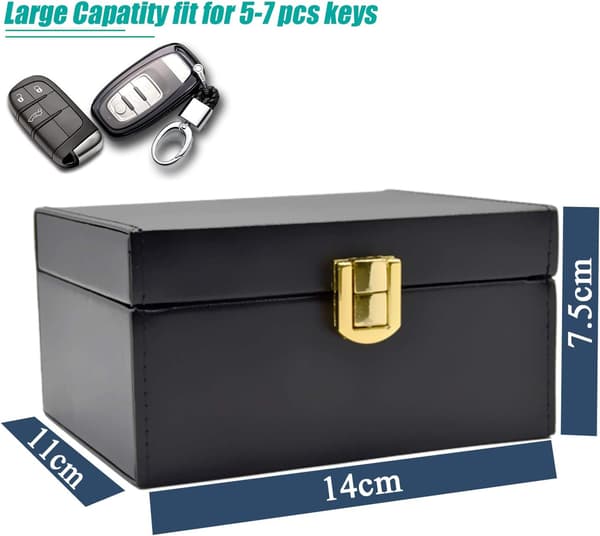 Signal Blocking Box for Car Key, Keyless Car Key Security Box, Large Signal Blocking Box