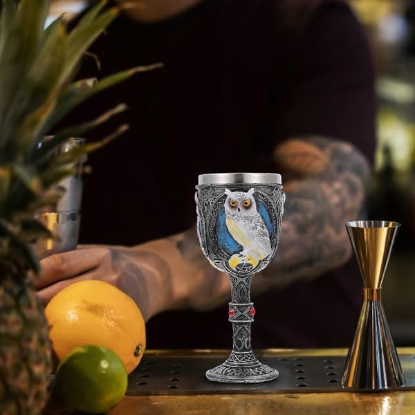1st Creative Owl Three-dimensional Goblet Festival Drinking Cup Desktop Decor
