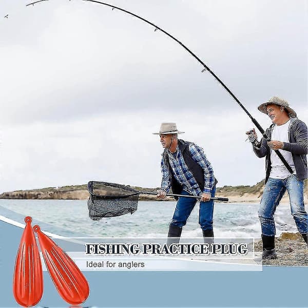 Fishing Practice Plug Fishing Casting Plug Baitcasting Rubber Practice Plug Suitable for Improvement