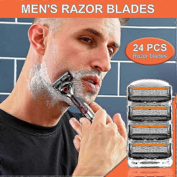 Gillette ProGlide Rakblad 24-pack, Våtrakblad för män, Ersättningsrakblad Value Pack 2025_Billiga Gåvor