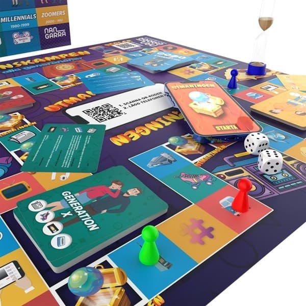 Generationskampen - Board Game / Family Game - Game Board Game multifärg multicolor