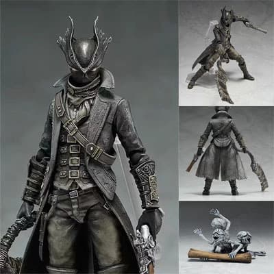 Figma 367# Bloodborne Hunter Jæger med Messenger Bonus Actionfigur