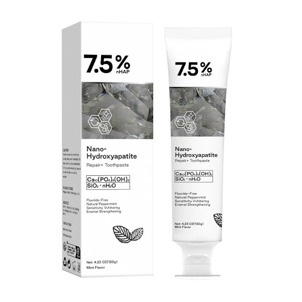 1-3x 7.5% Hap Nano-Hydroxyapatite Toothpaste Deep Cleaning for Sensitive Teeth_Special Gifts 2pcs