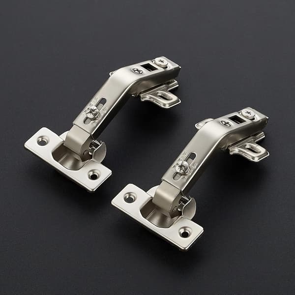 135 Degree Kitchen Door Hinges Compatible with Lazy Susan Corner Cabinets, Full Overlay Face Frame, Concealed (2 Pack)