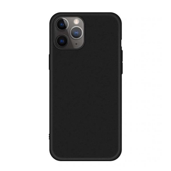 iPhone 12 Tyndt Sort Mobilskal 1mm TPU sort