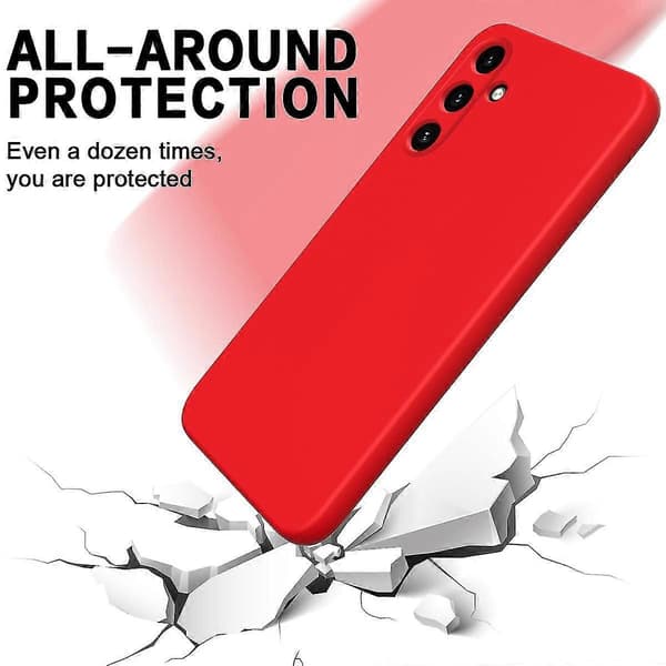 Flytande silikonfodral för Samsung Galaxy A55 5G Red
