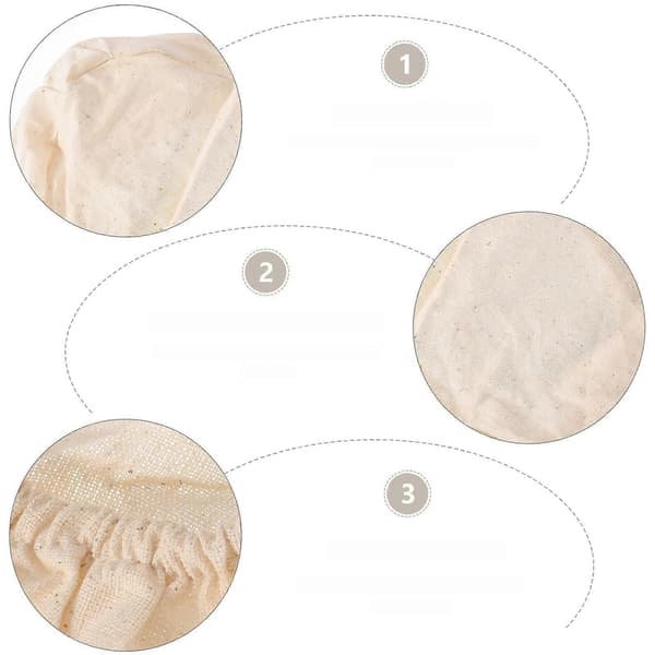 Banneton Proofing Basket Cover Oval for Bread Baking Home Use Fermentation and Shape Retention 2pcs