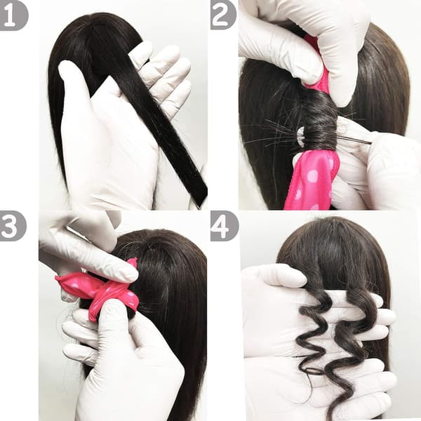 10 Pcs Soft Hair Rollers for Heatless Curls Overnight, No Heat Foam Rollers